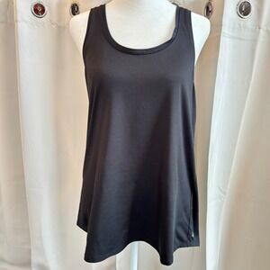 Fabletics Desi Tank S Black Perforated Racerback Activewear Athleisure 19946
